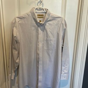 Roundtree & Yorke Men’s Dress Shirt 17 1/2 35 Arm length